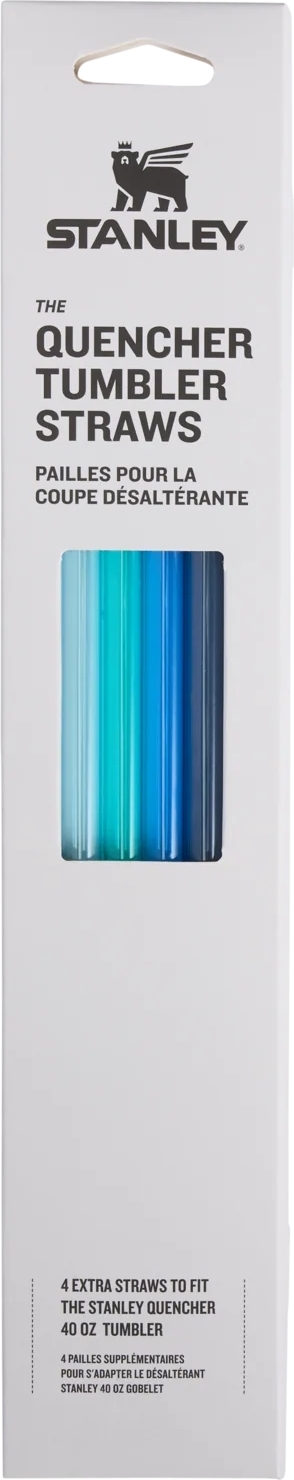 Quencher H2.0 Strohhalme für 1,18 L Thermobecher, blau, 4 St.