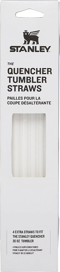 Соломки для термокружки Quencher H2.0 890 ml, прозорі, 4 шт.