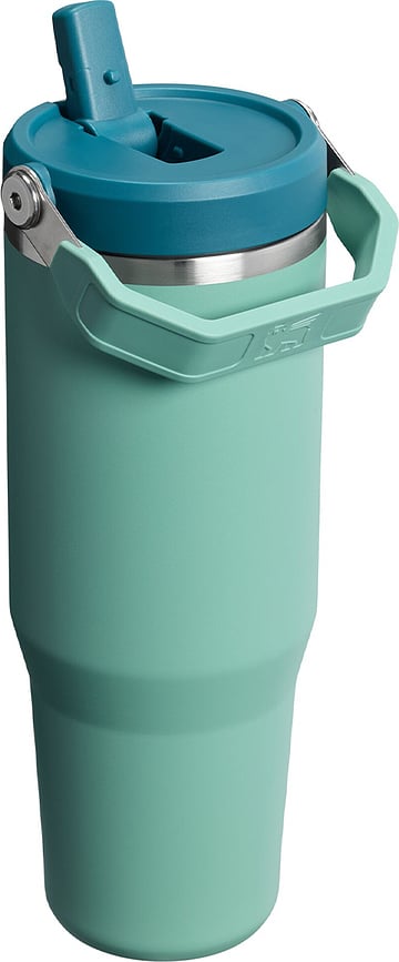 Tasse isotherme avec poignée et paille IceFlow 2.0 Spring Green 890 ml