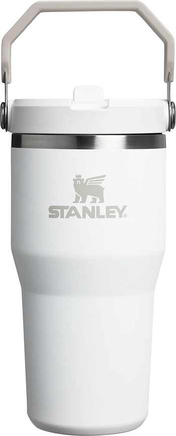 Tazza termica IceFlow Frost con manico e cannuccia 590 ml