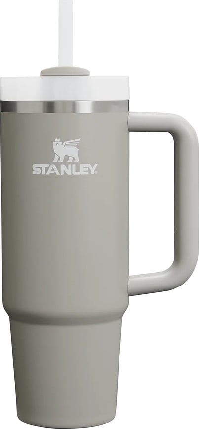 Termokrūze Quencher H2.0 ar salmiņu, 890 ml, pelēka