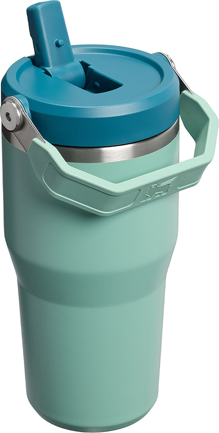 Θερμική κούπα με λαβή και καλαμάκι Iceflow 2.0 Spring Green 590 ml