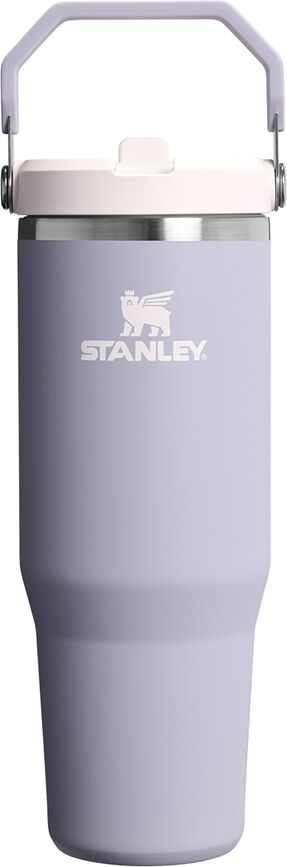 Θερμομονωτική κούπα IceFlow με λαβή και καλαμάκι Purple Dust 890 ml