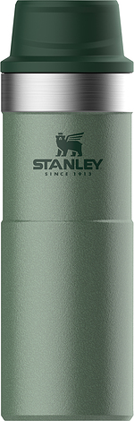 Stanley Classic Trigger Action Travel Mug 0.47L Tan Peter Perch - Stanley  Classic Trigger Action Travel Mug 0.47L Tan Peter Perch