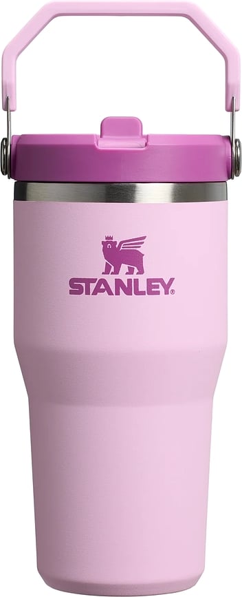 Tumbler termico IceFlow con manico e cannuccia 590 ml, Cherry Blossom