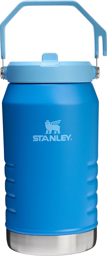 Vaso Térmico con asa y pajita IceFlow Azure, 1,9 l