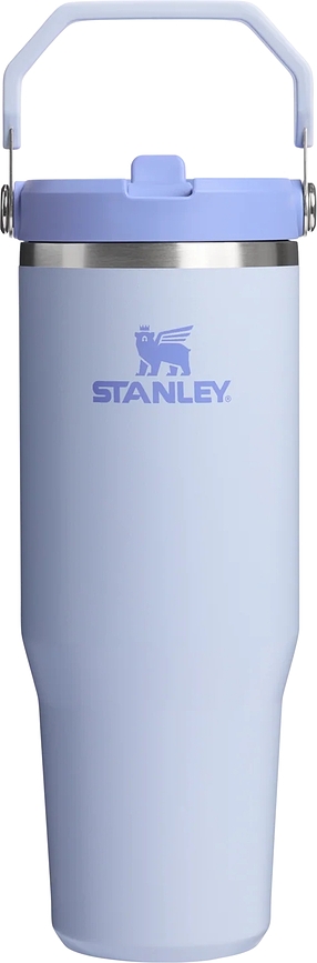 Vaso térmico con asa y pajita IceFlow Dew Drop, 890 ml