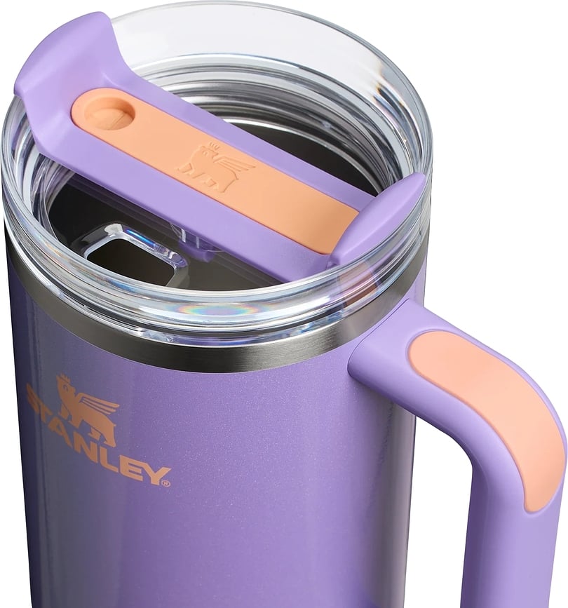 Vaso Térmico Quencher H2.0 Flowstate con pajita, 890 ml, Periwinkle Shimmer