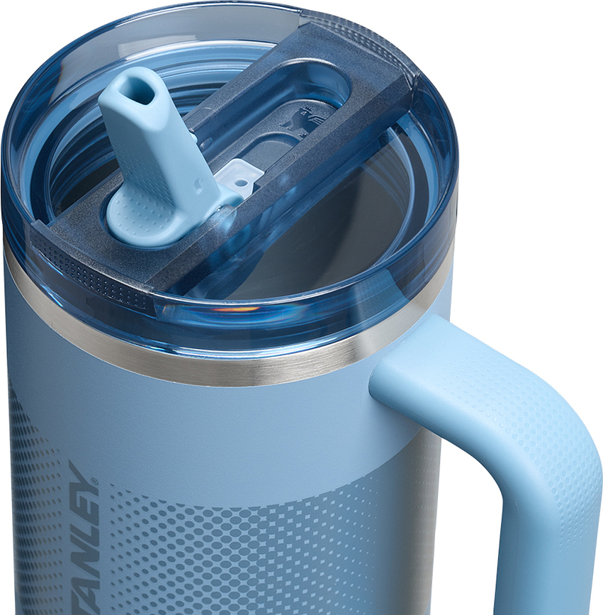 Vaso Térmico con pajita Quencher ProTour, 1,18 L, degradado índigo