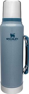 Zwart gouden thermosfles Legendary Classic 1 l blauw