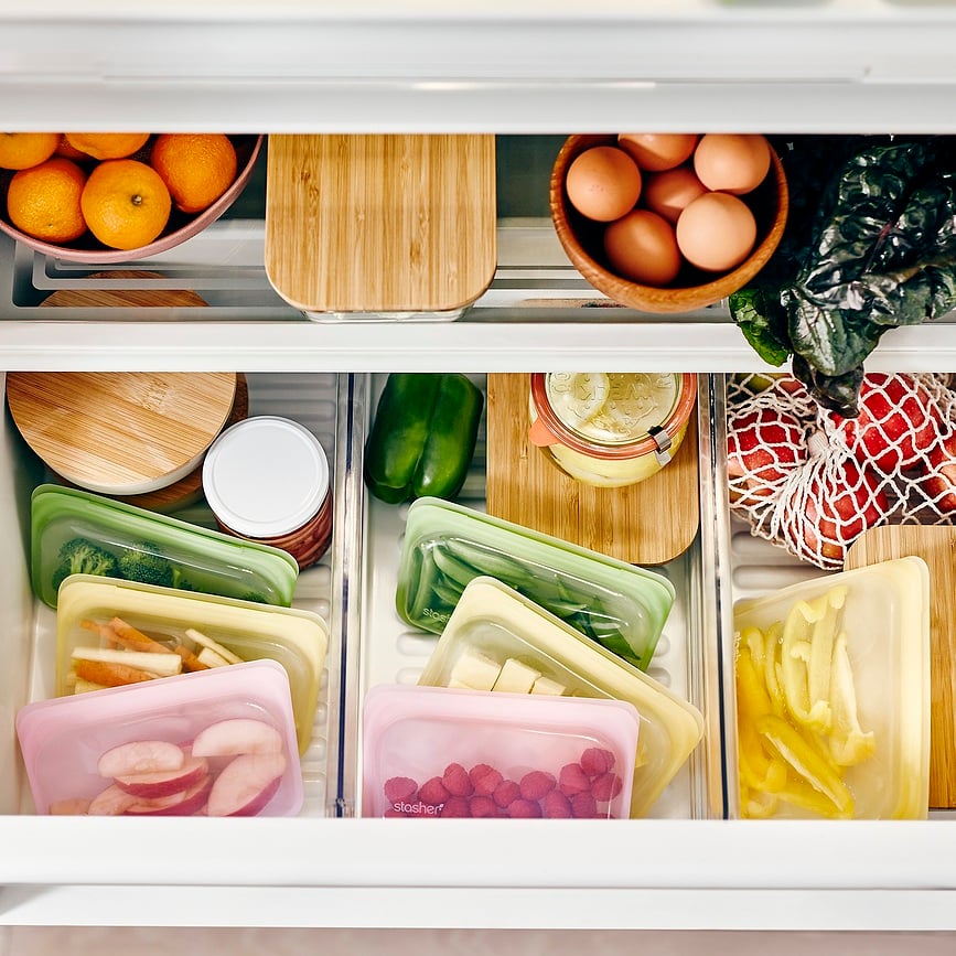Bolsa de silicona para snacks Stasher Rainbow, lavanda