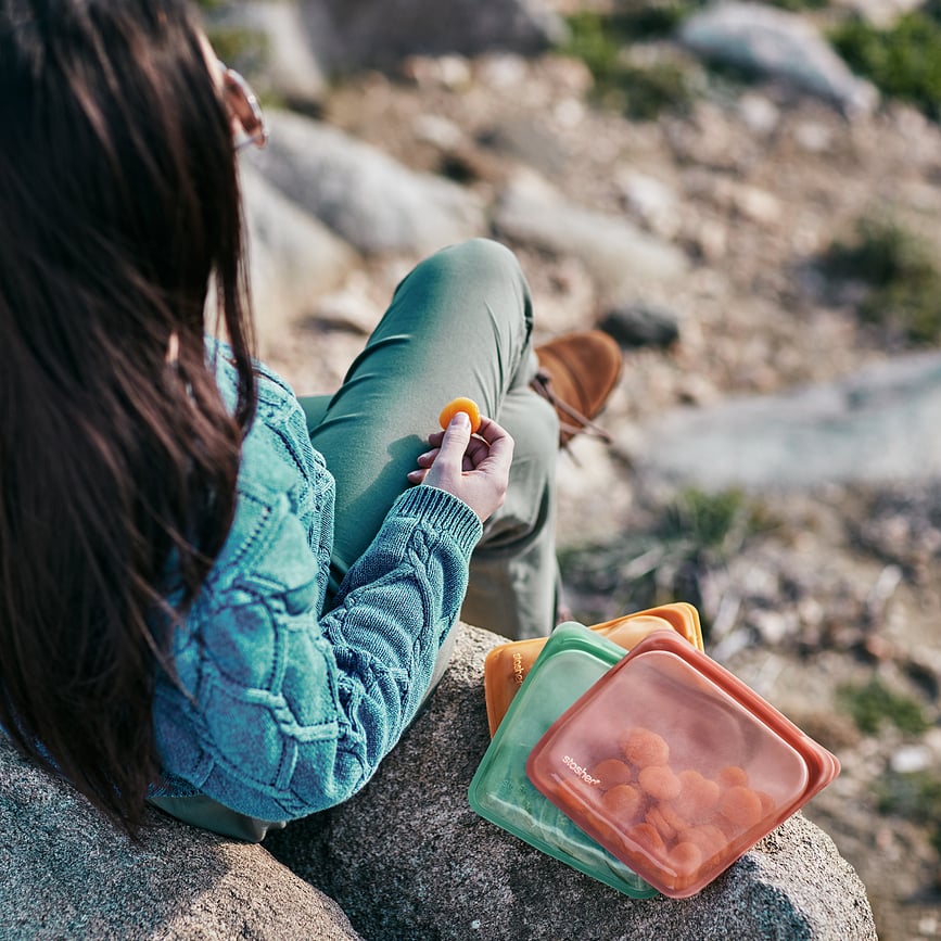 Bolsa para sándwiches de silicona Stasher, transparente