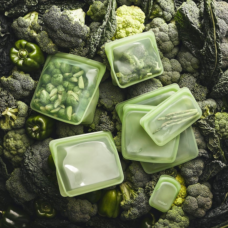 Bolsa de silicona Stasher Rainbow, para sándwiches, lavanda