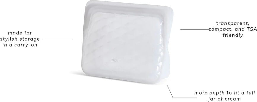 Neceser Stasher Beauty Essentials, rosa empolvado