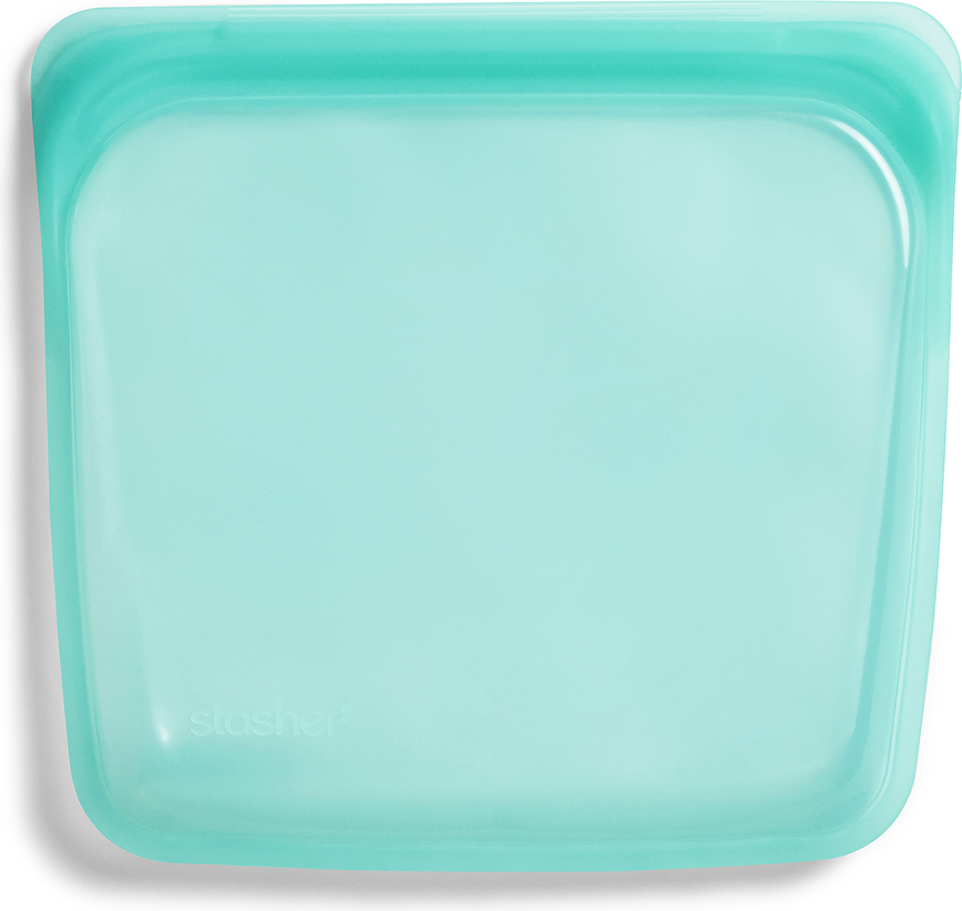 Sacchetto in silicone per sandwich Stasher marino