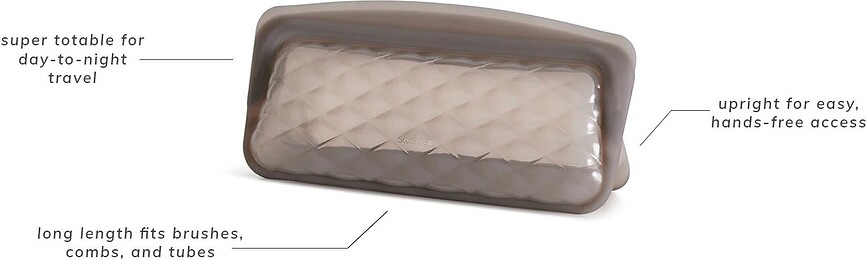 Stasher Beauty Everyday Trousse de Toilette, taupe