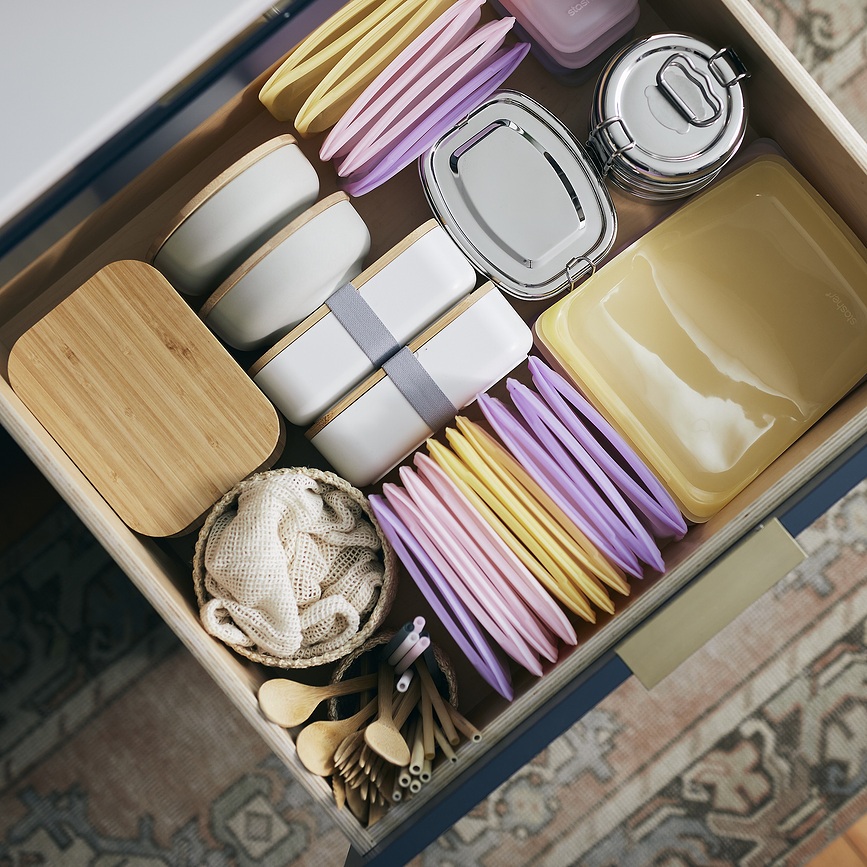 Stasher Rainbow Sac de Conservation pour sandwichs, silicone, lavande