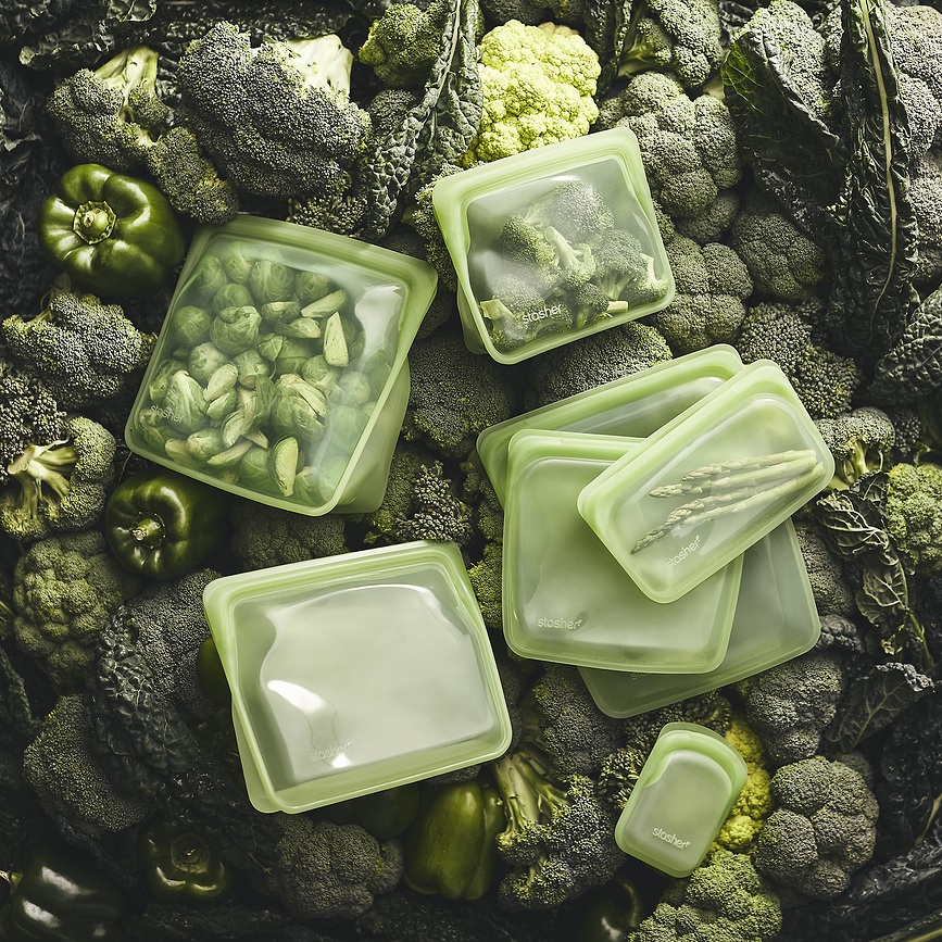 Stasher Rainbow Σακουλάκι για σνακ, σιλικόνης, λεβαντί