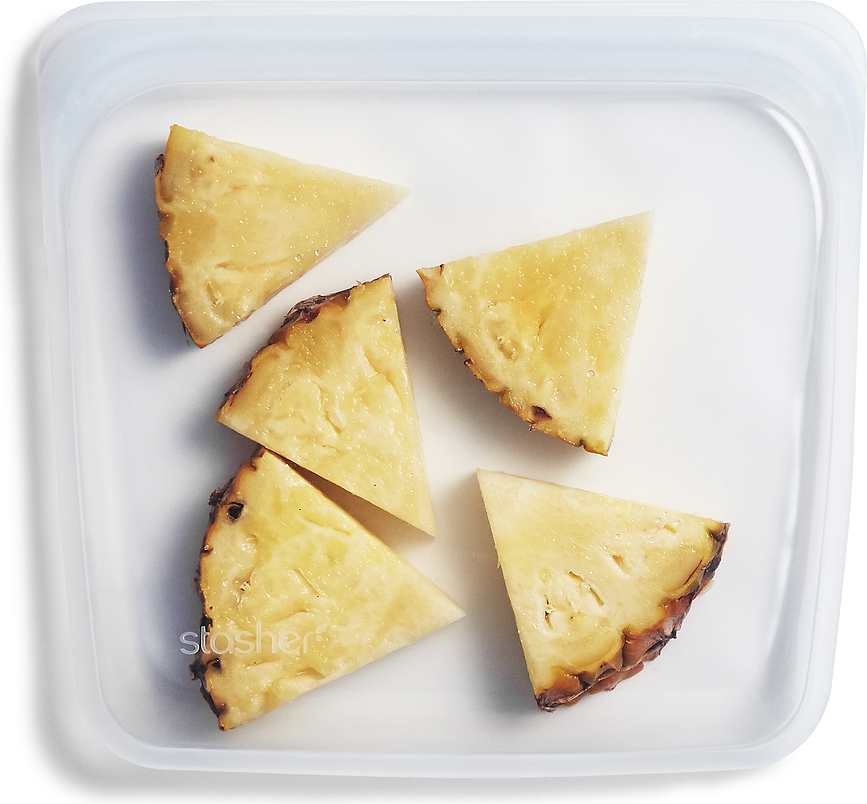 Stasher Sac de Rangement pour sandwichs, en silicone, transparent