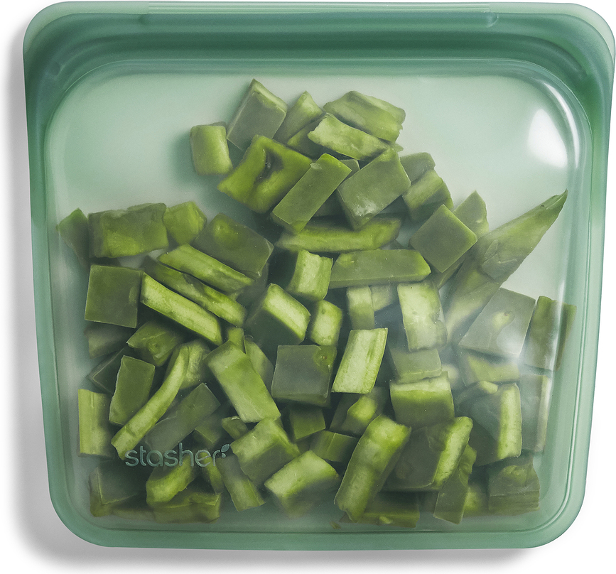 Stasher Sac de Rangement pour sandwichs, en silicone, transparent
