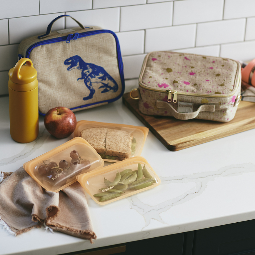 Stasher Rainbow Vrećica silikonska za grickalice lavanda