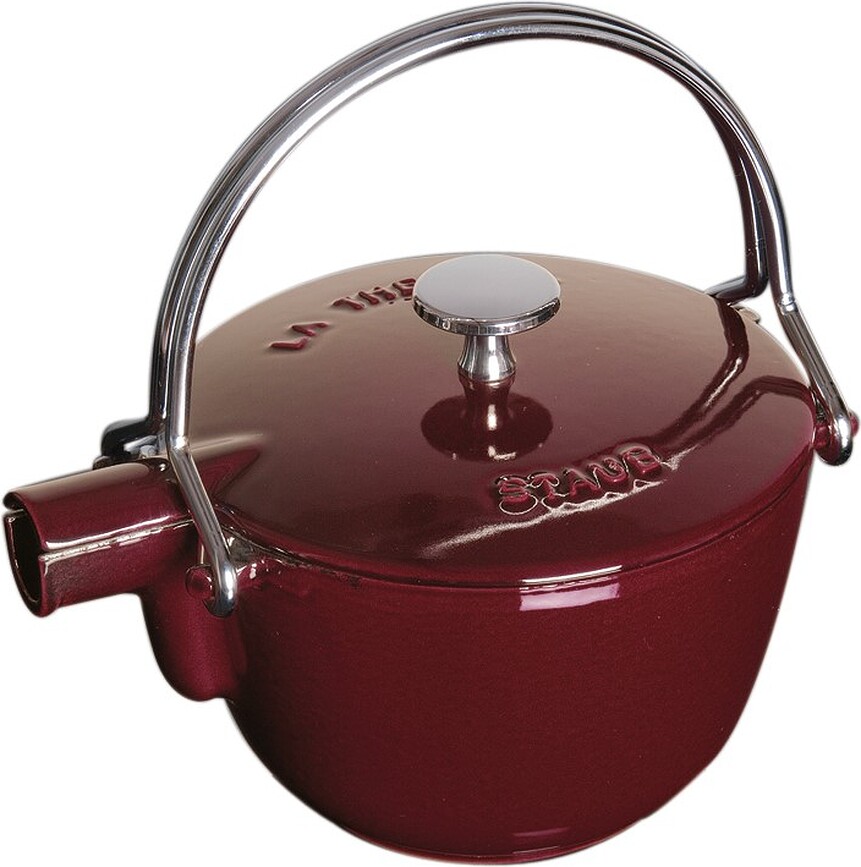Чайник Staub 1,15 л, гранатовий