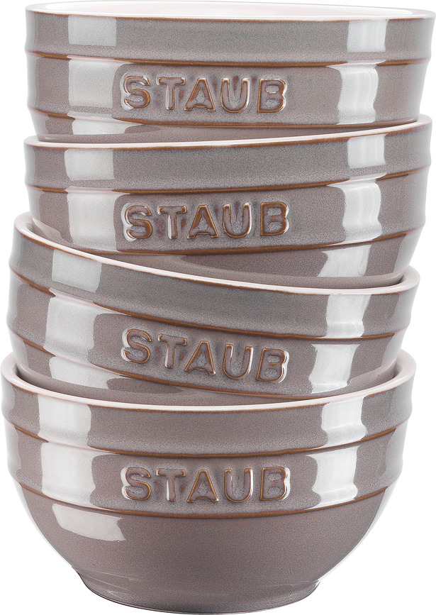 Ciotole per snack Staub 14 cm grigiastre 4 pz.