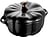 Cocotte con forma de calabaza Special Cocotte, 500 ml, negro
