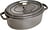 Cocotte de hierro fundido La Cocotte, 3,2 L, ovalada, grafito