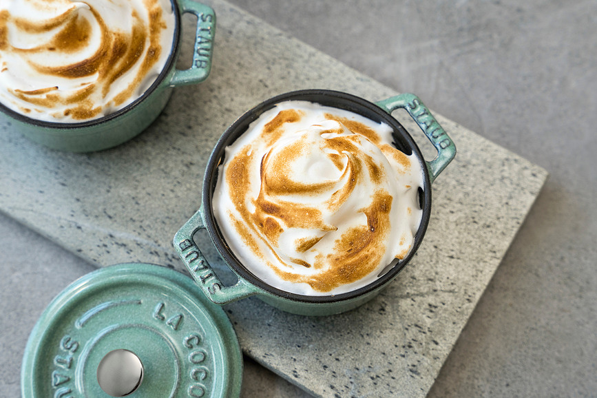 Mini Cocotte de hierro fundido, 250 ml, verde menta