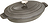 Cocotte ovalada Staub, 1 L, grafito, con tapa