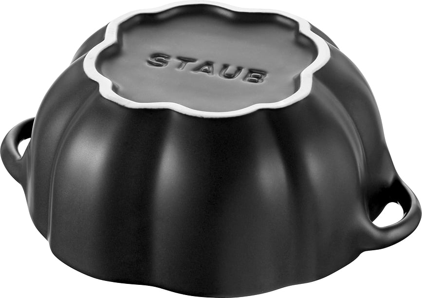 Cocotte con forma de calabaza Special Cocotte, 500 ml, negro