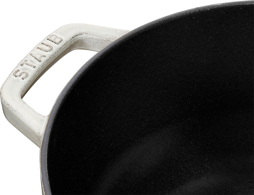 Cocotte Special, diseño copo de nieve, 3,6 L, trufa blanca