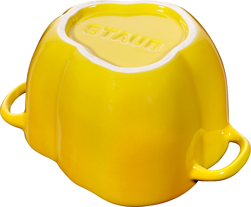 Cocotte Special con forma de pimiento, 470 ml, amarillo