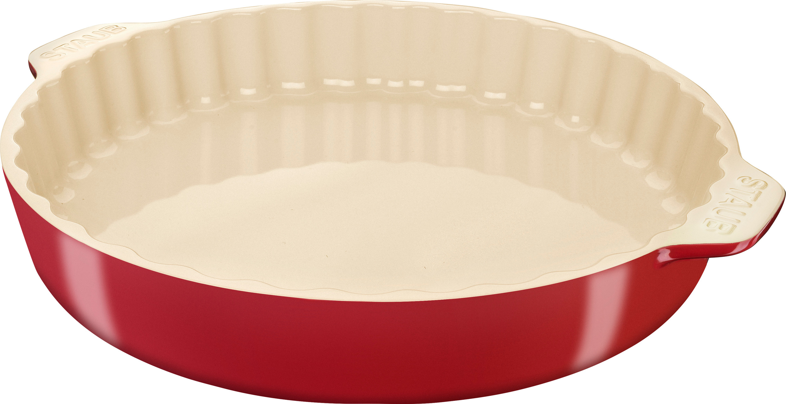 Forma do tarty Staub 30 cm czerwona
