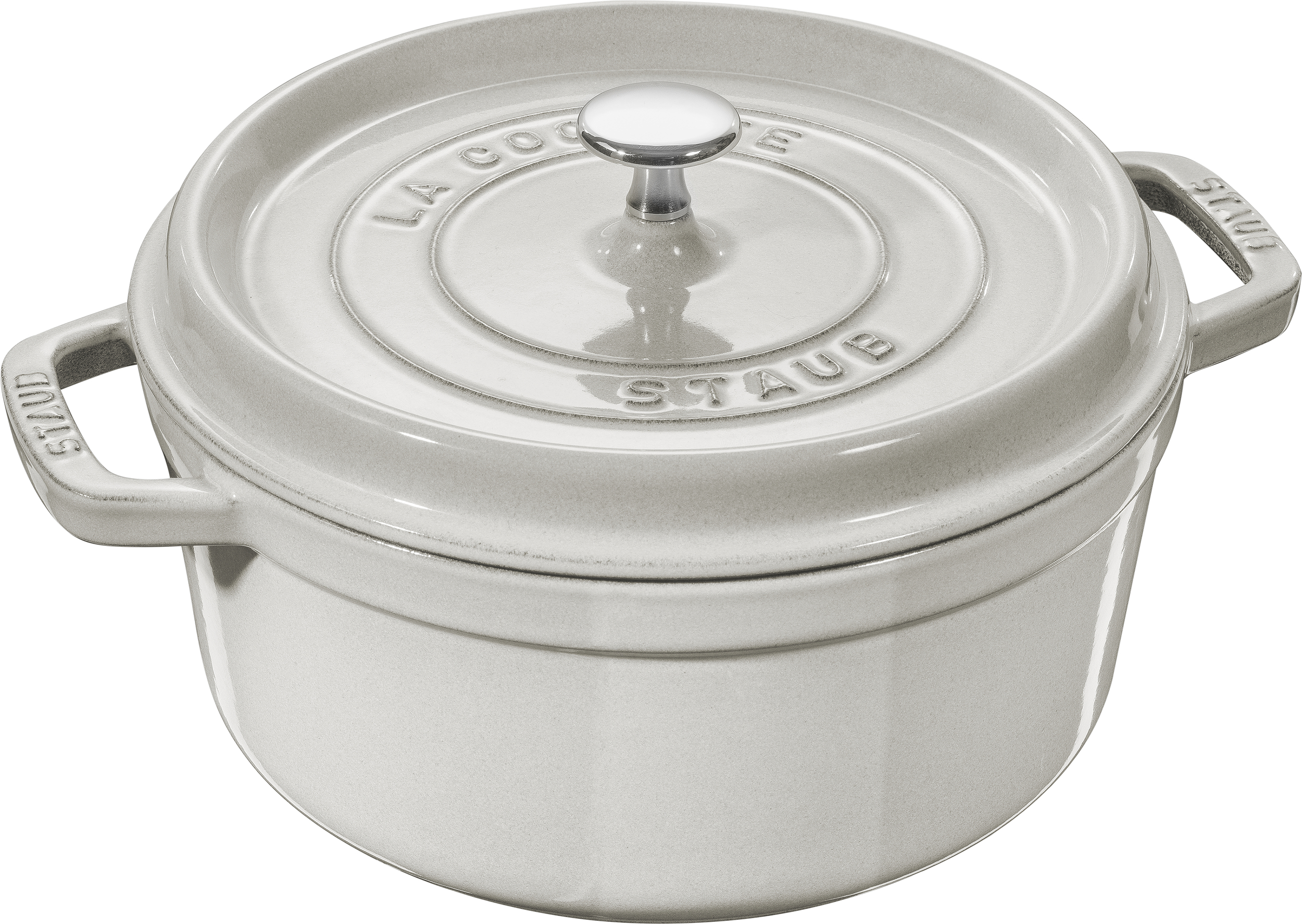 Garnek La Cocotte 2,2 l biała trufla żeliwny