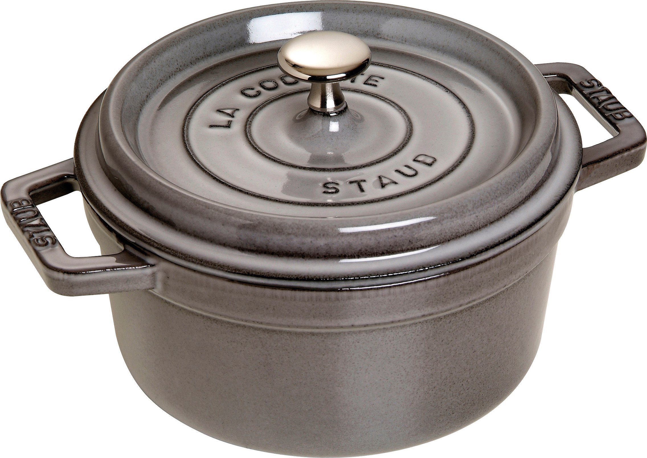 Garnek La Cocotte 2,2 l grafitowy żeliwny