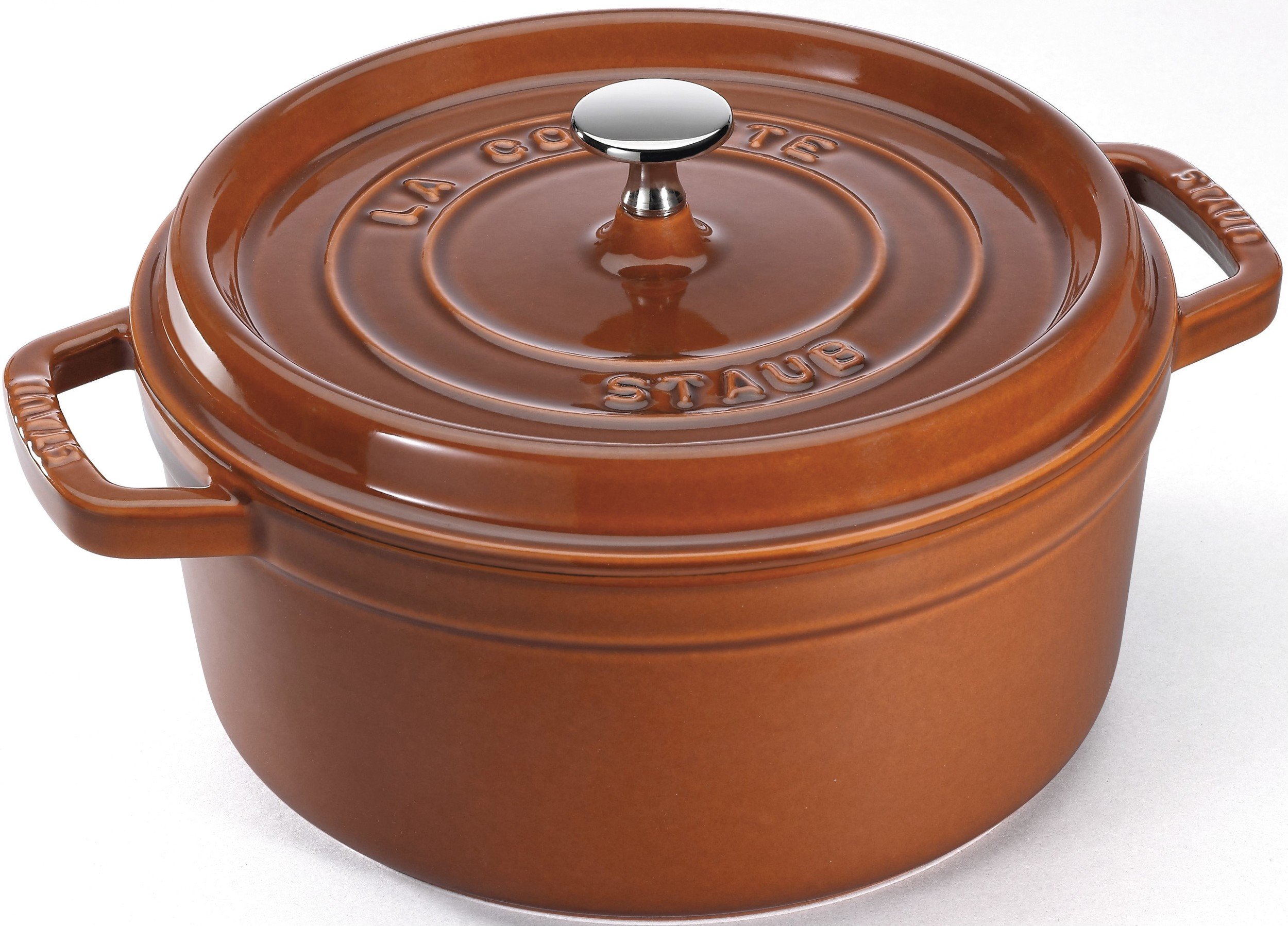 Garnek La Cocotte 3,8 l cynamonowy żeliwny