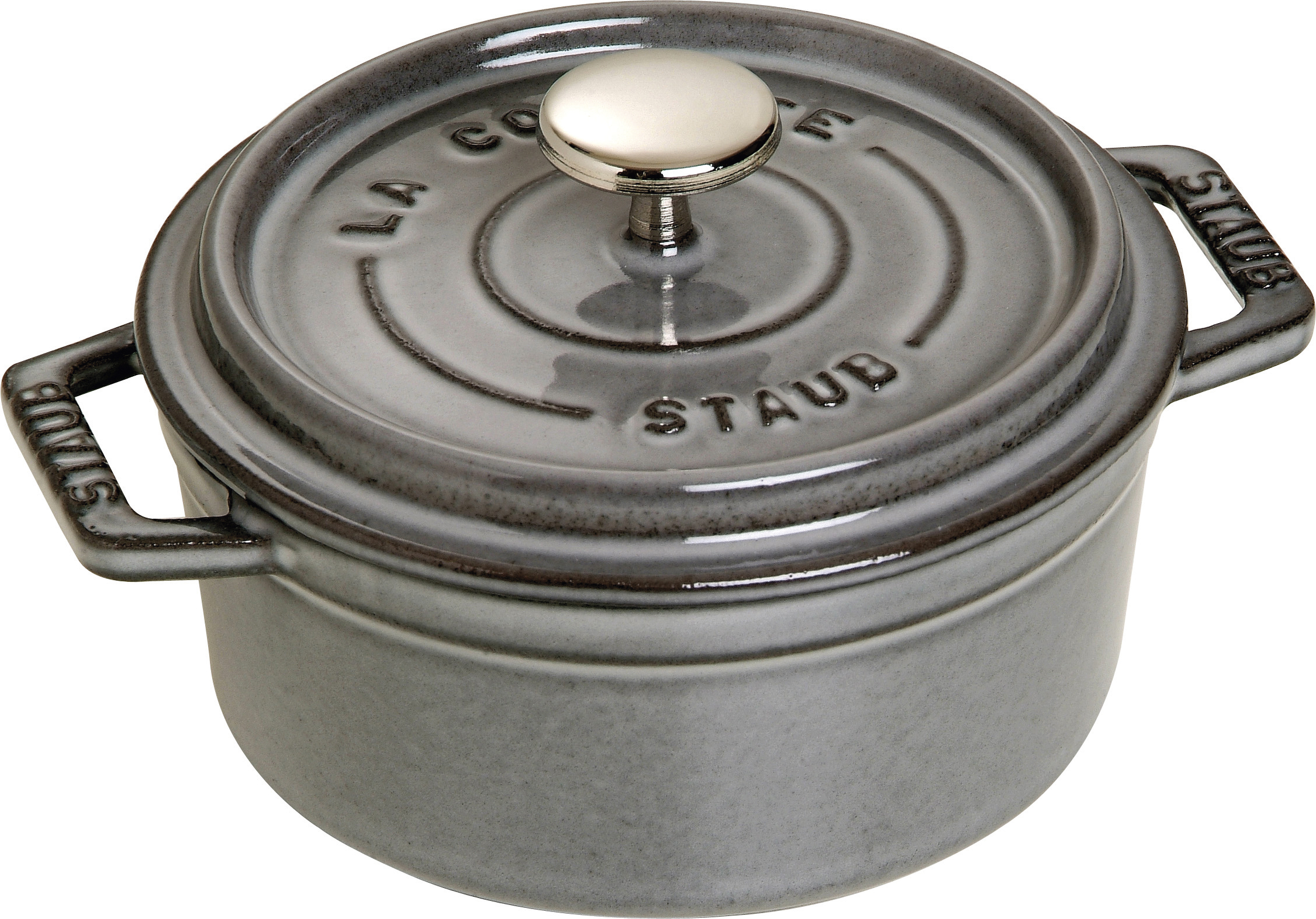Garnek La Cocotte 400 ml grafitowy żeliwny