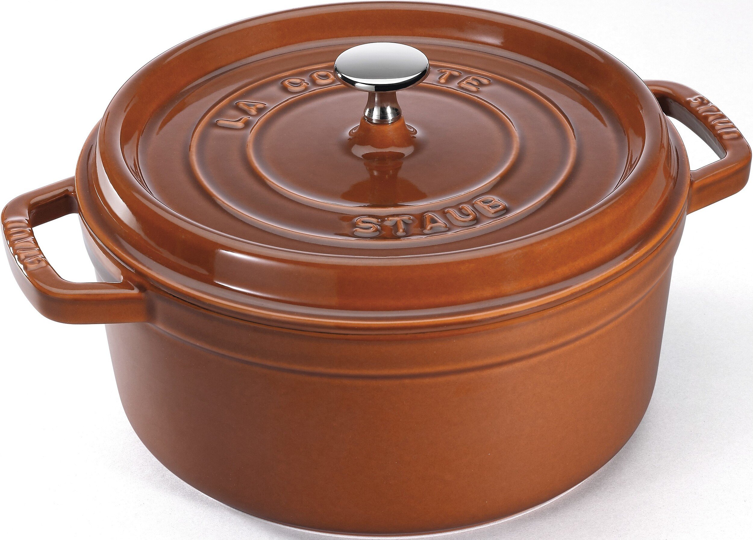 Garnek La Cocotte 6,7 l cynamonowy żeliwny
