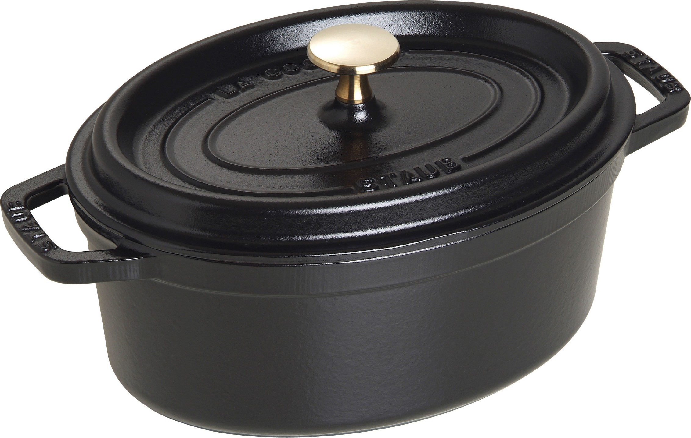 Garnek La Cocotte owalny 2,35 l czarny żeliwny