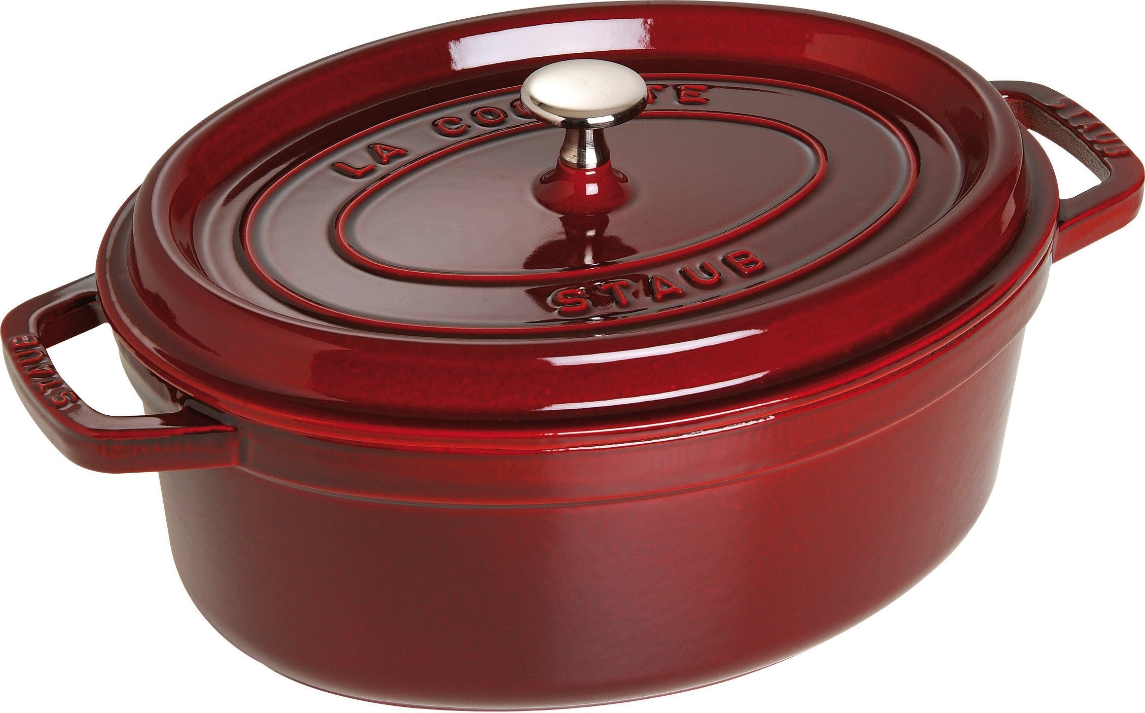 Garnek La Cocotte owalny 4,2 l grenadynowy żeliwny
