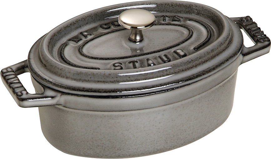 Hrnec Mini Cocotte oválný 250 ml grafitový