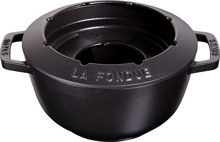 Set de Fondue Staub, 20 cm, trufa blanca, Set de 10 piezas