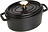 Каструля La Cocotte овальна 1 л, чорна, чавунна