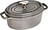 Каструля La Cocotte овальна 2,35 л, графітова, чавунна