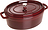 Каструля La Cocotte овальна 5,5 л, гранатова, чавунна