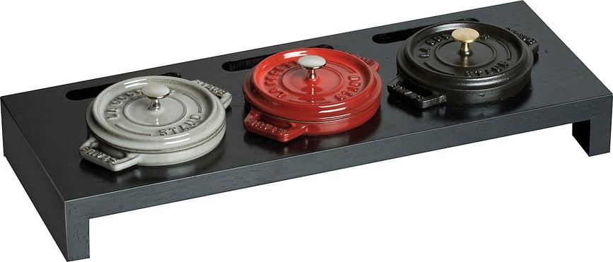 Kepimo indų stovas Mini Cocotte juodos spalvos 42 cm