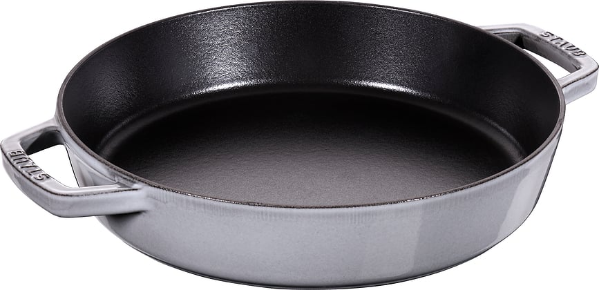 Keptuvė Staub su dvejomis rankenomis grafito spalvos 26 cm