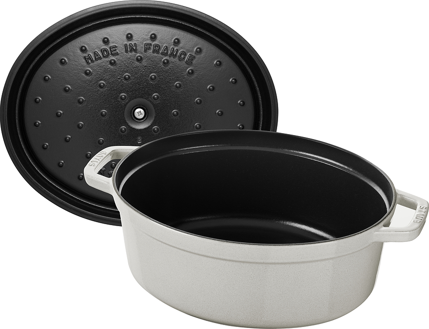 La Cocotte gryde oval 2,35 l, grenadine, støbejern